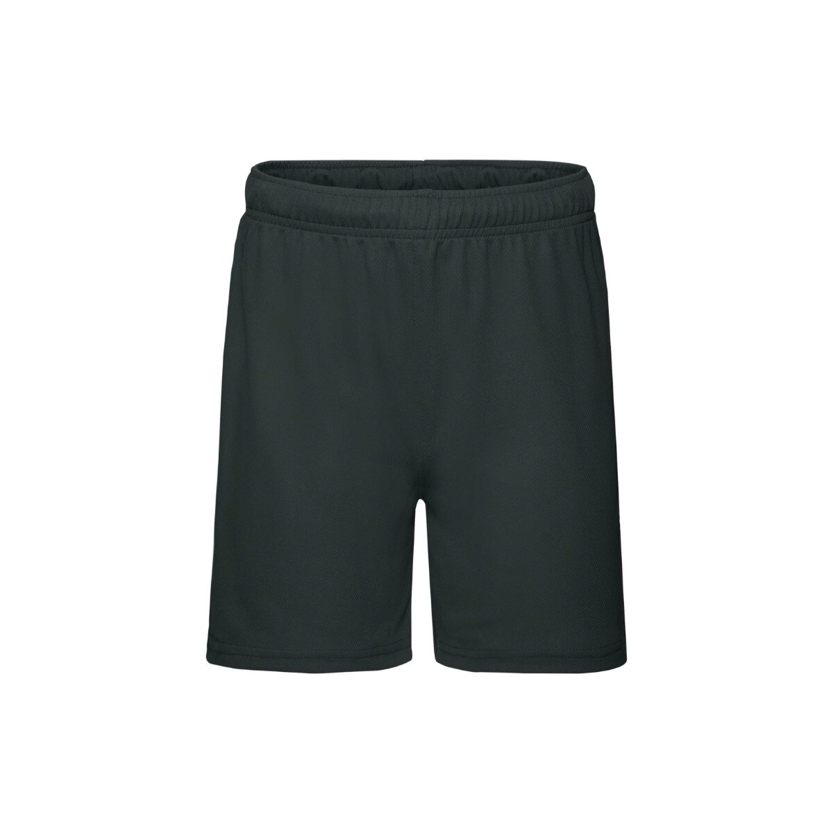 Pantaloni scurti sport Fruit of the Loom, Poliester, Negru, 9-11 ani