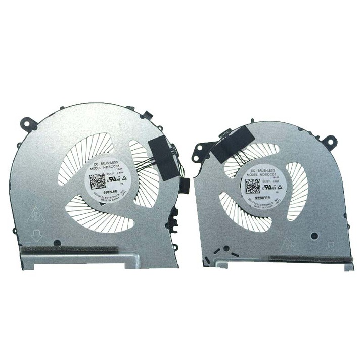 Охладител за лаптоп HP, Omen 15-DH, TPN-C143, L64445-001, ND8CC01-16L04 ND8CC01-16L05, 12V 0.60A