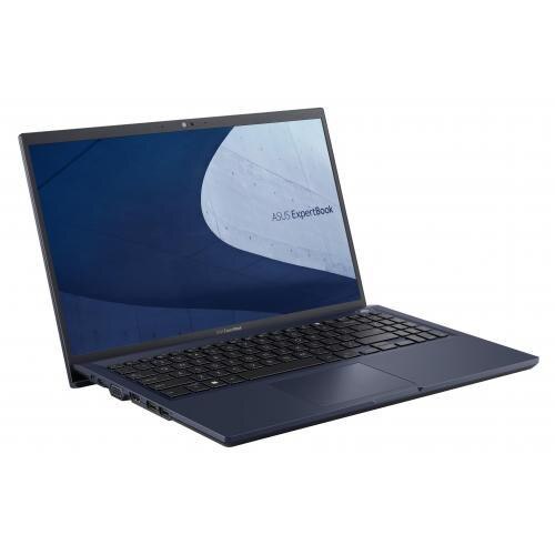 Laptop Asus ExpertBook B1500CEAE-BQ1276, Intel Core i7-1165G7, 15", 16GB, SSD 512GB, Intel Iris Xe Graphics, NoOS, Star Black