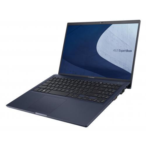 Laptop Asus ExpertBook B1500CEAE-BQ1276, Intel Core i7-1165G7, 15", 16GB, SSD 512GB, Intel Iris Xe Graphics, NoOS, Star Black