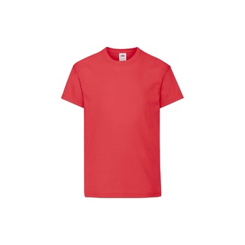 Tricou Fruit of the Loom Original, Bumbac, Rosu, 12-13 Ani Tricou Fruit of the Loom Original, Bumbac, Rosu, 12-13 Ani