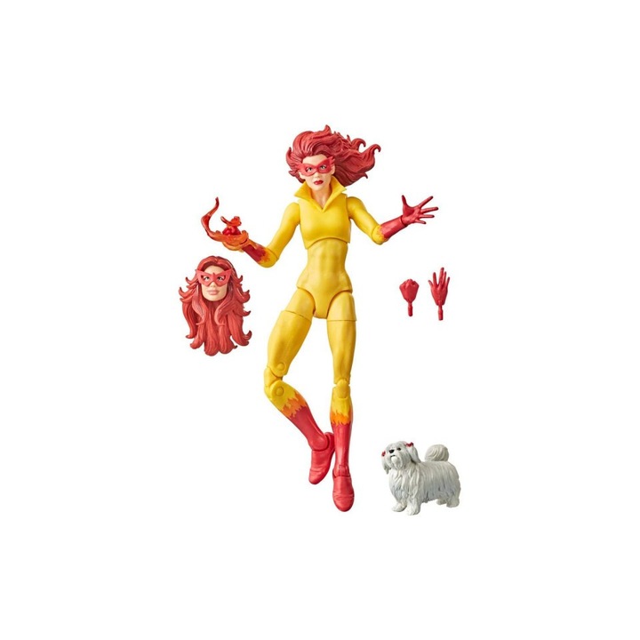 Фигурка Marvel Legends 2021 Firestar, 15 см, многоцветна