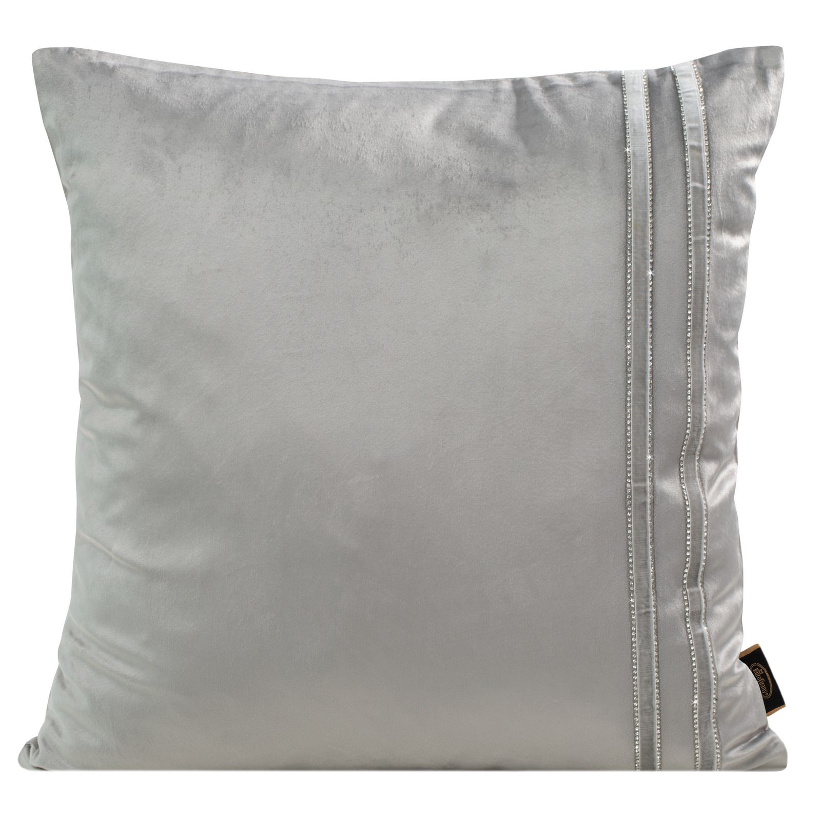 Fata de perna decorativa Eurofirany VELVET 45x45 Gri inchis