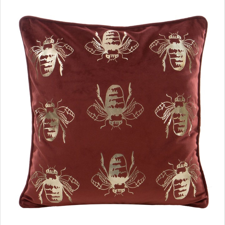 Fata de perna decorativa Eurofirany BLINK 45x45 Portocaliu