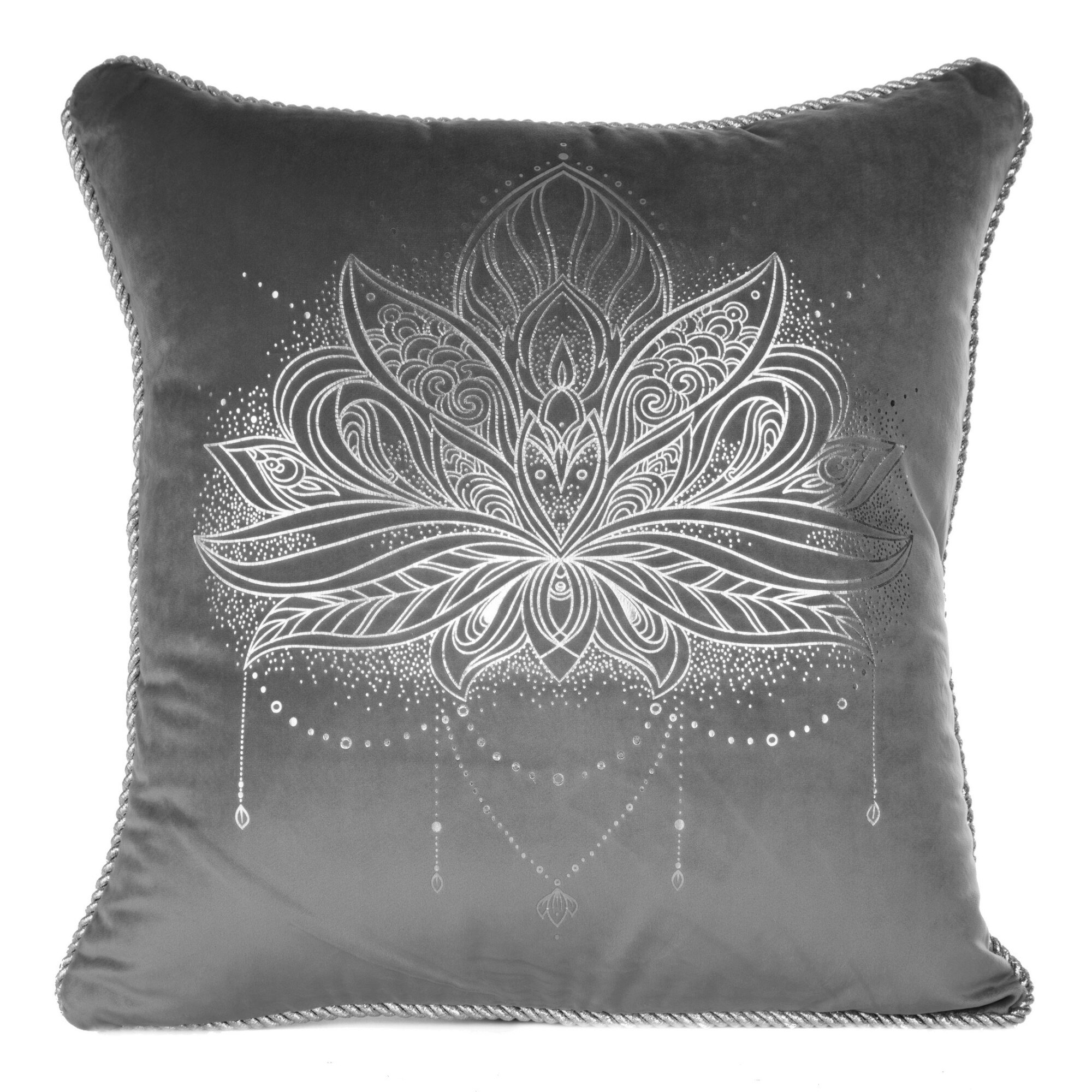 Fata de perna decorativa Eurofirany LEXY 45x45 Gri