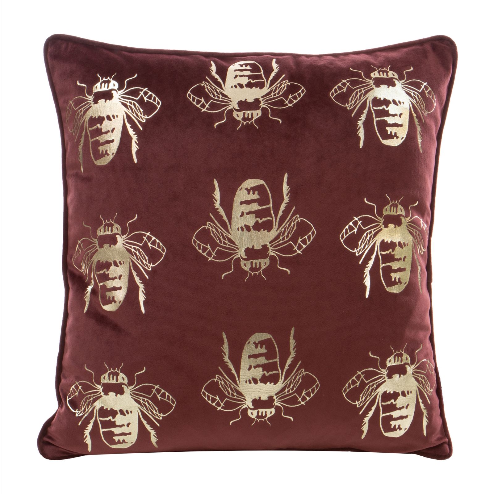 Fata de perna decorativa Eurofirany BLINK 45x45 Rosu Bordeaux