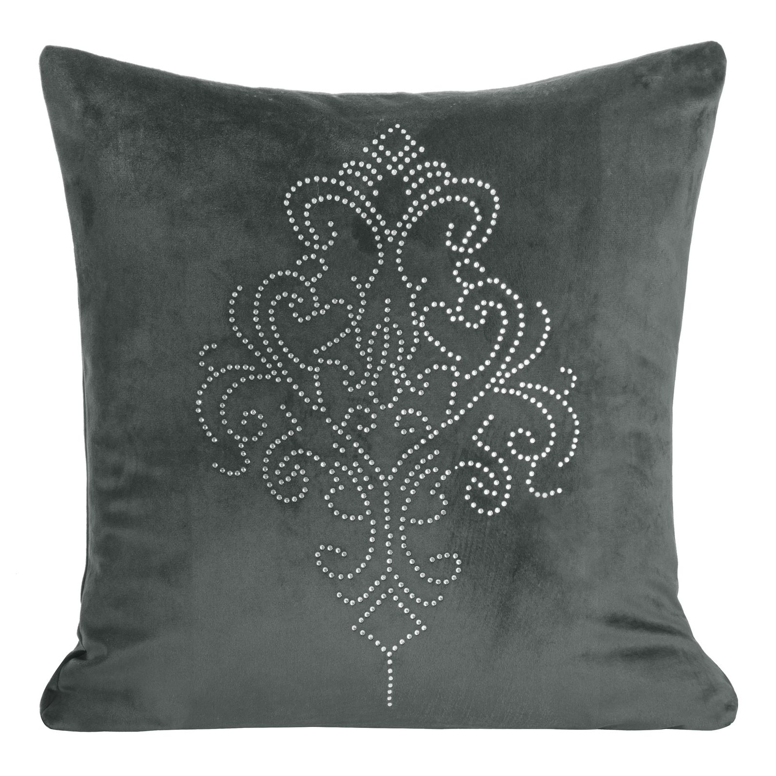 Fata de perna decorativa Eurofirany DAMLA 45x45 Gri inchis