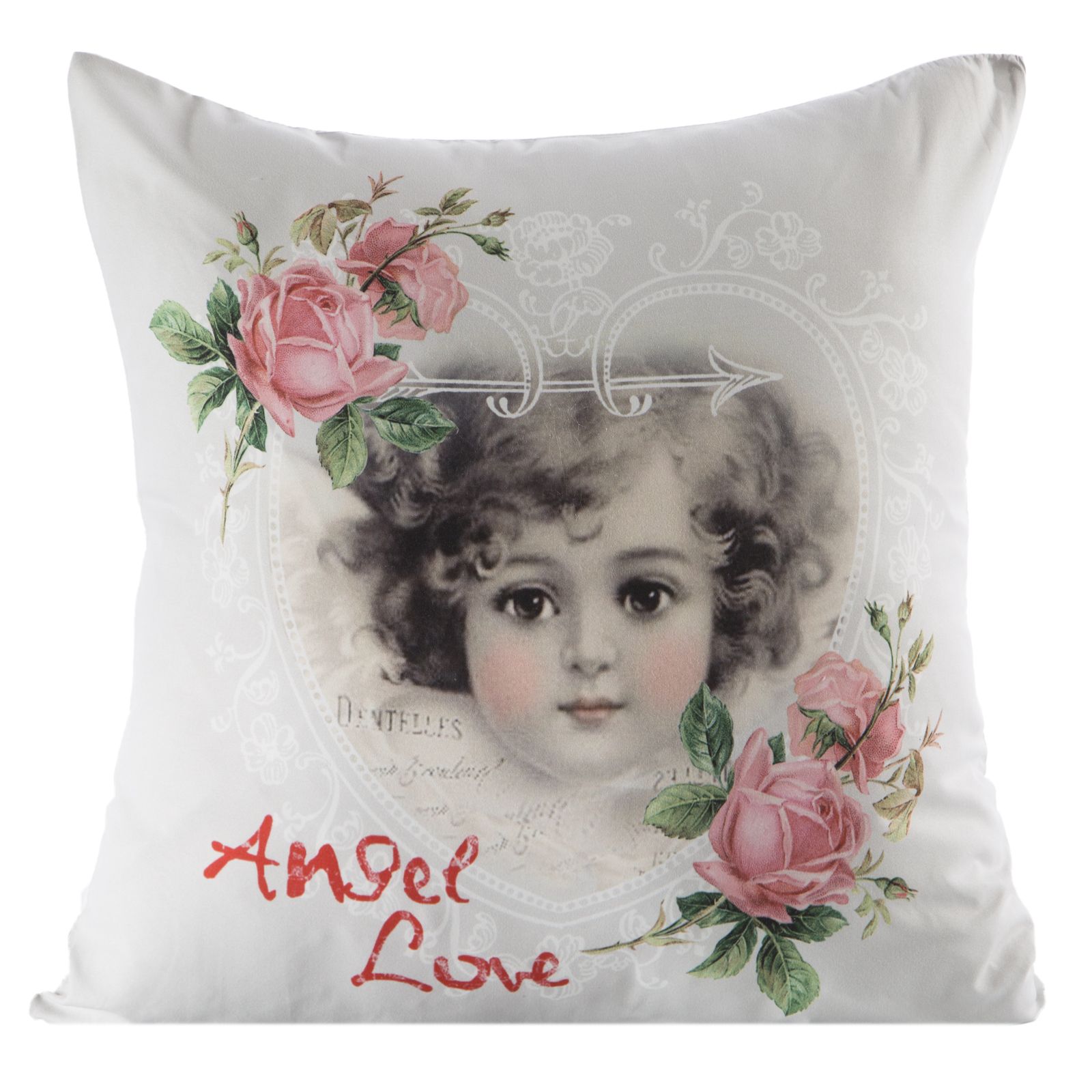 Fata de perna decorativa Eurofirany FAMILY 45x45 Alb