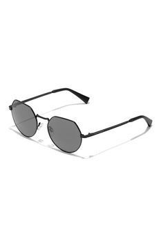 Hawkers, Ochelari de soare rotunzi cu lentile uni Aura, Negru/Gri, 52-19-140 Standard Hawkers, Ochelari de soare rotunzi cu lentile uni Aura, Negru/Gri, 52-19-140 Standard