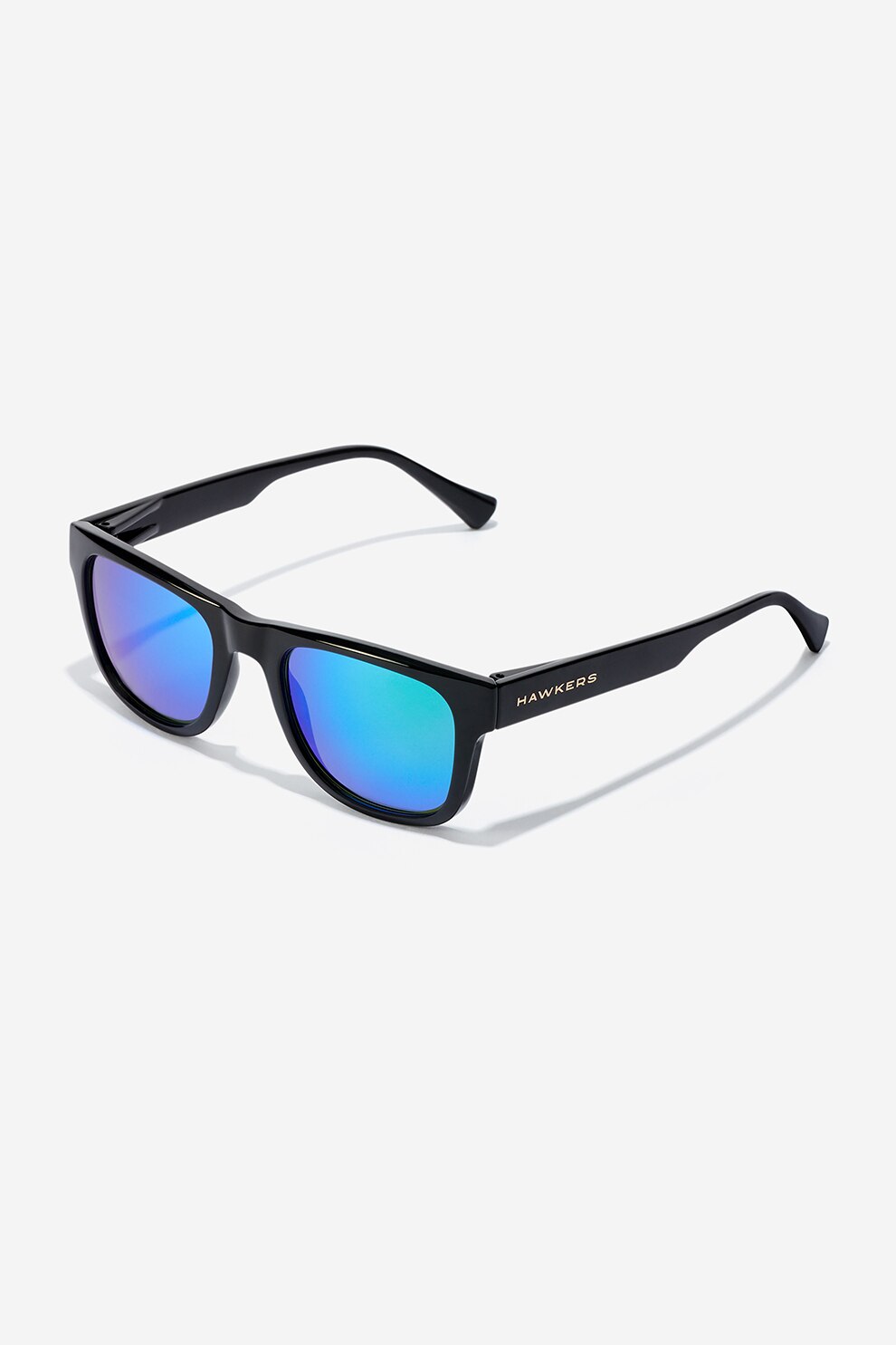 Hawkers, Ochelari de soare dreptunghiulari unisex Tox, Negru, 52-21-145 Standard