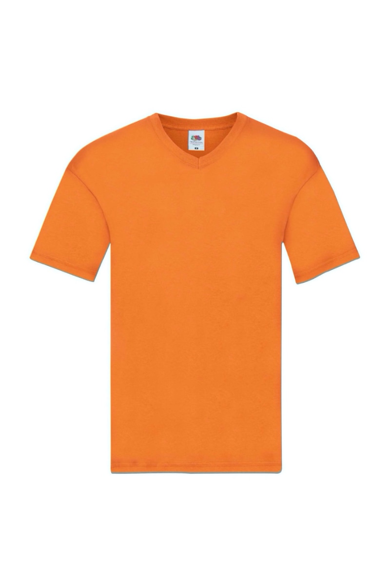 Tricou Fruit of the Loom, Bumbac, Portocaliu, Portocaliu