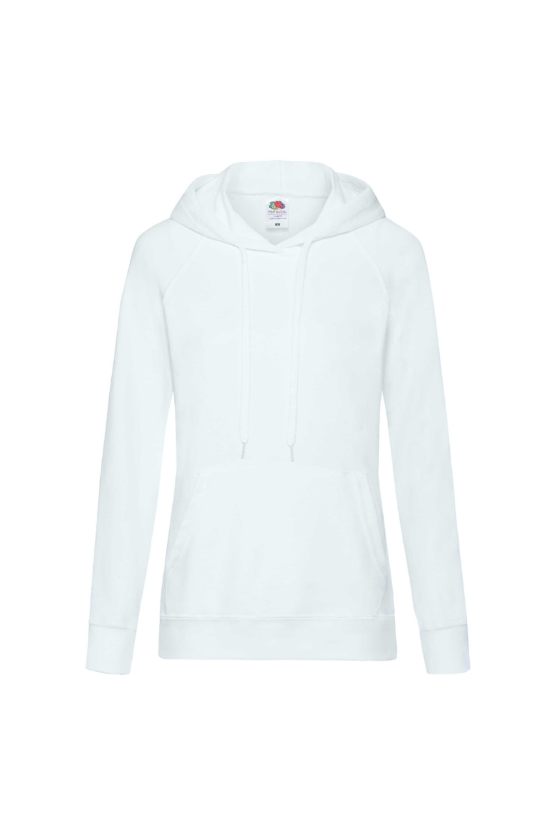 Hanorac cu gluga Fruit of the Loom, Bumbac/Polieste, Alb