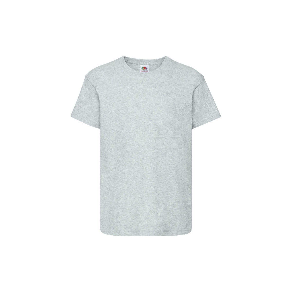 Tricou Fruit of the Loom Original, Bumbac, Gri deschis, 14-15 Ani