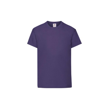Tricou Fruit of the Loom Original, Bumbac, Mov, 3-4 Ani Tricou Fruit of the Loom Original, Bumbac, Mov, 3-4 Ani