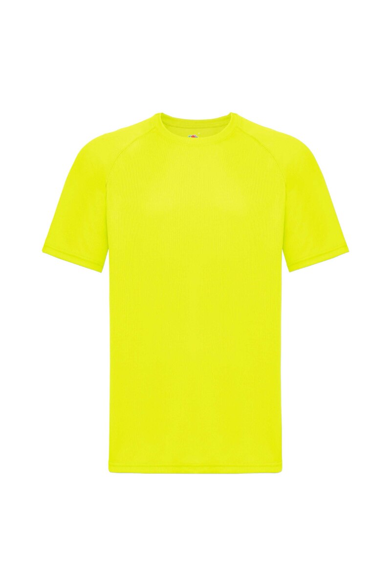 Tricou sport Fruit of the Loom, Performance, Galben