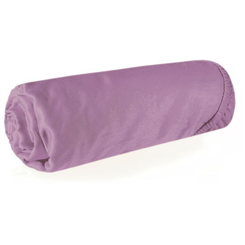 Cearsaf din satin cu elastic, Eurofirany, NOVA3, 200x220, Roz