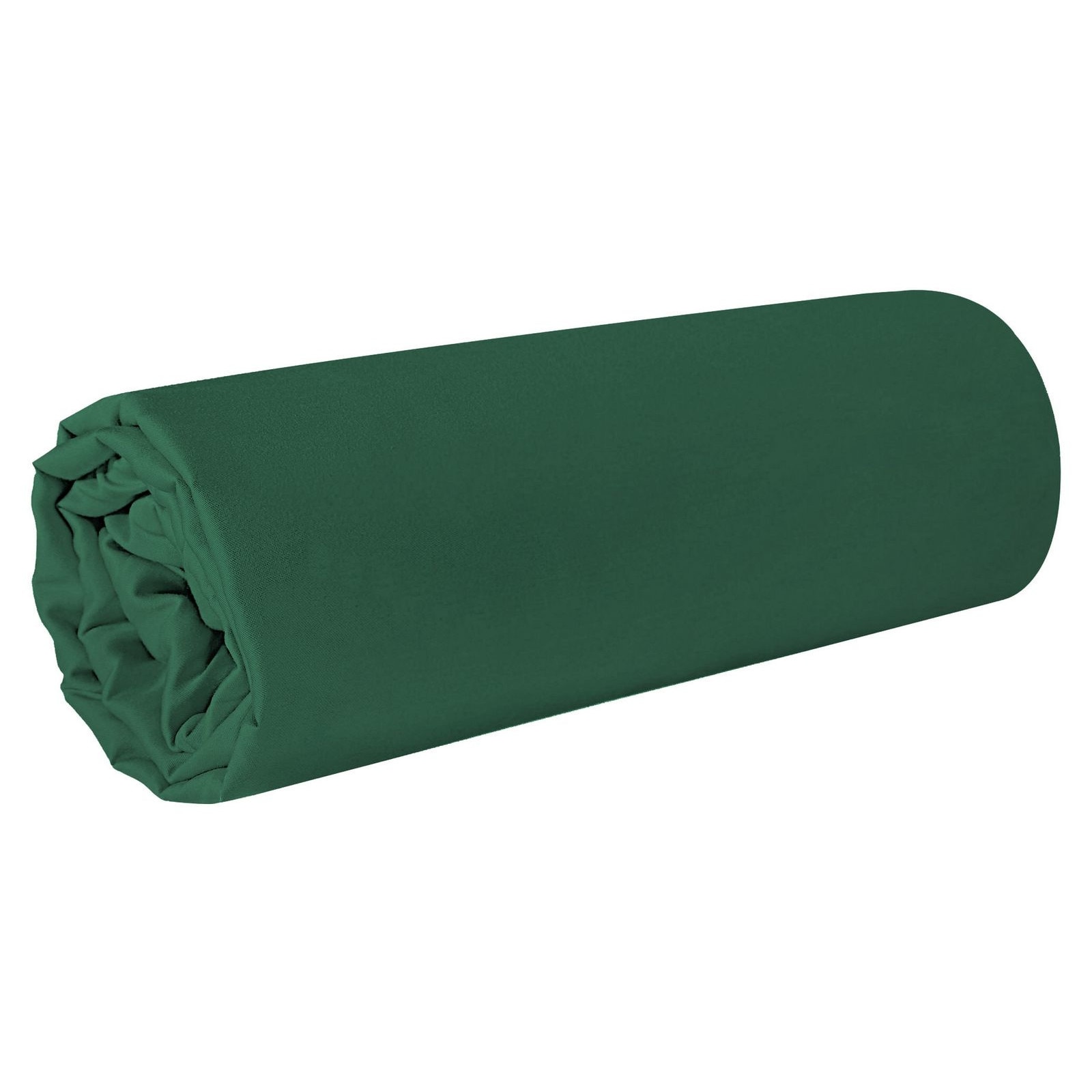 Cearsaf din satin fara elastic, Eurofirany, NOVA, 160x210, Verde Mat