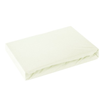 Cearsaf cu elastic jersey 90x200 Eurofirany Crem Cearsaf cu elastic jersey 90x200 Eurofirany Crem