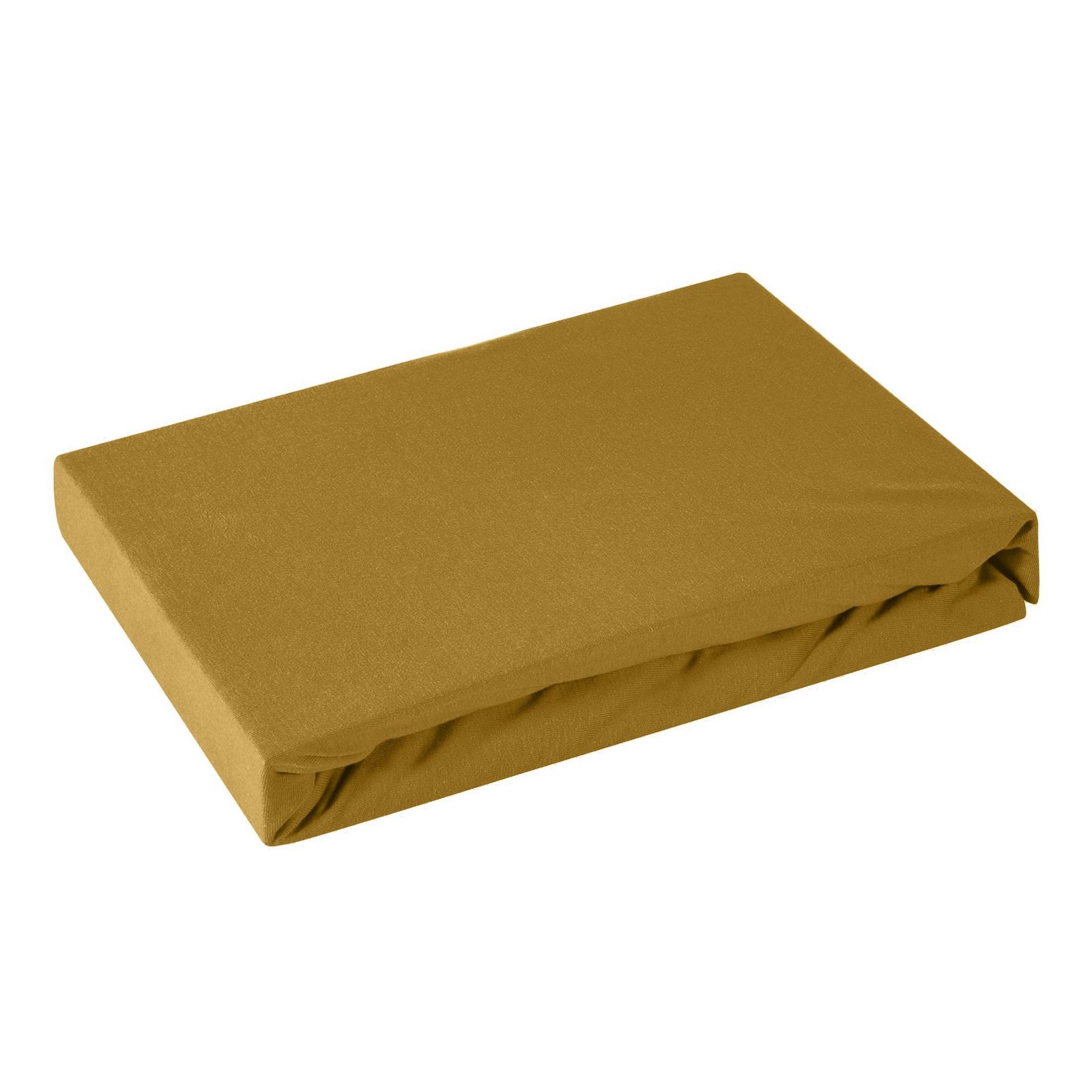 Cearsaf cu elastic jersey 220x240 Eurofirany Mustar