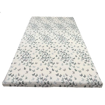 Cearceaf alb/gri 250x215cm pentru pat dublu, pentru saltea mai mare de 180cm,  Cearceaf alb/gri 250x215cm pentru pat dublu, pentru saltea mai mare de 180cm,