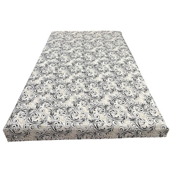 Cearceaf bej/negru 240x215cm pentru pat mediu, pentru saltea intre 160-180cm,  Cearceaf bej/negru 240x215cm pentru pat mediu, pentru saltea intre 160-180cm,