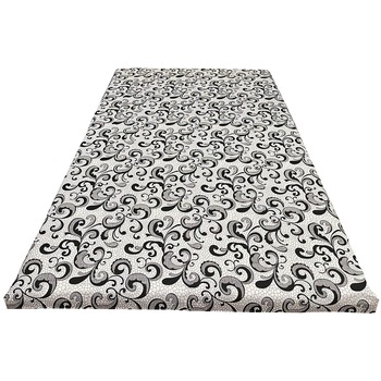 Cearceaf alb/negru 240x215cm pentru pat mediu, pentru saltea intre 160-180cm,  Cearceaf alb/negru 240x215cm pentru pat mediu, pentru saltea intre 160-180cm,