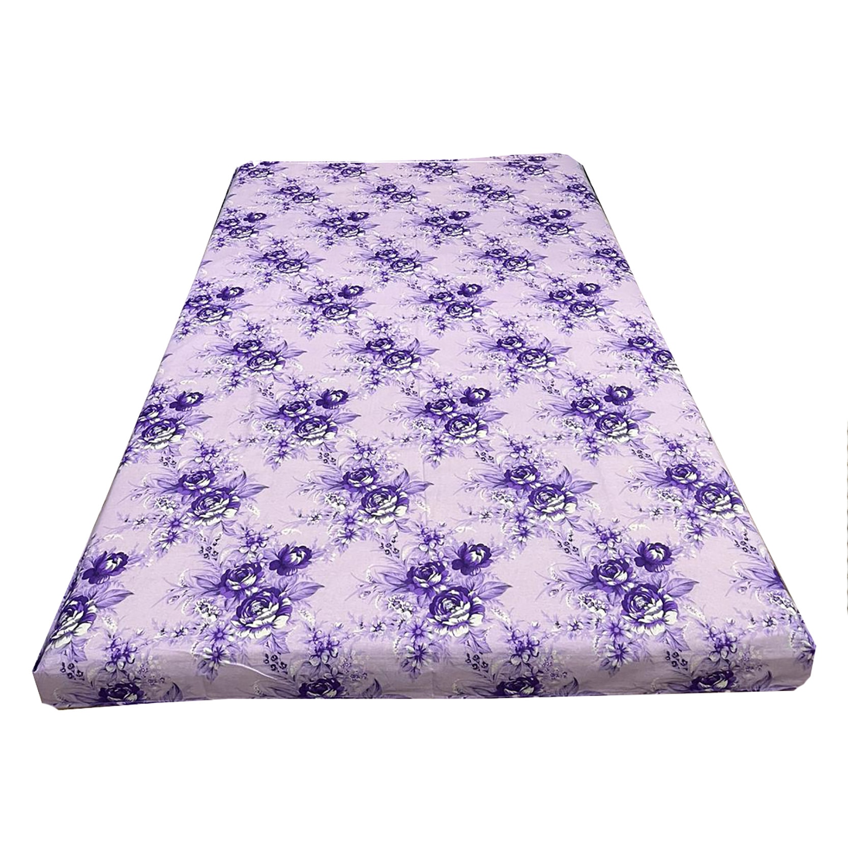 Cearceaf mov/lila 240x215cm pentru pat mediu, pentru saltea intre 160-180cm, 