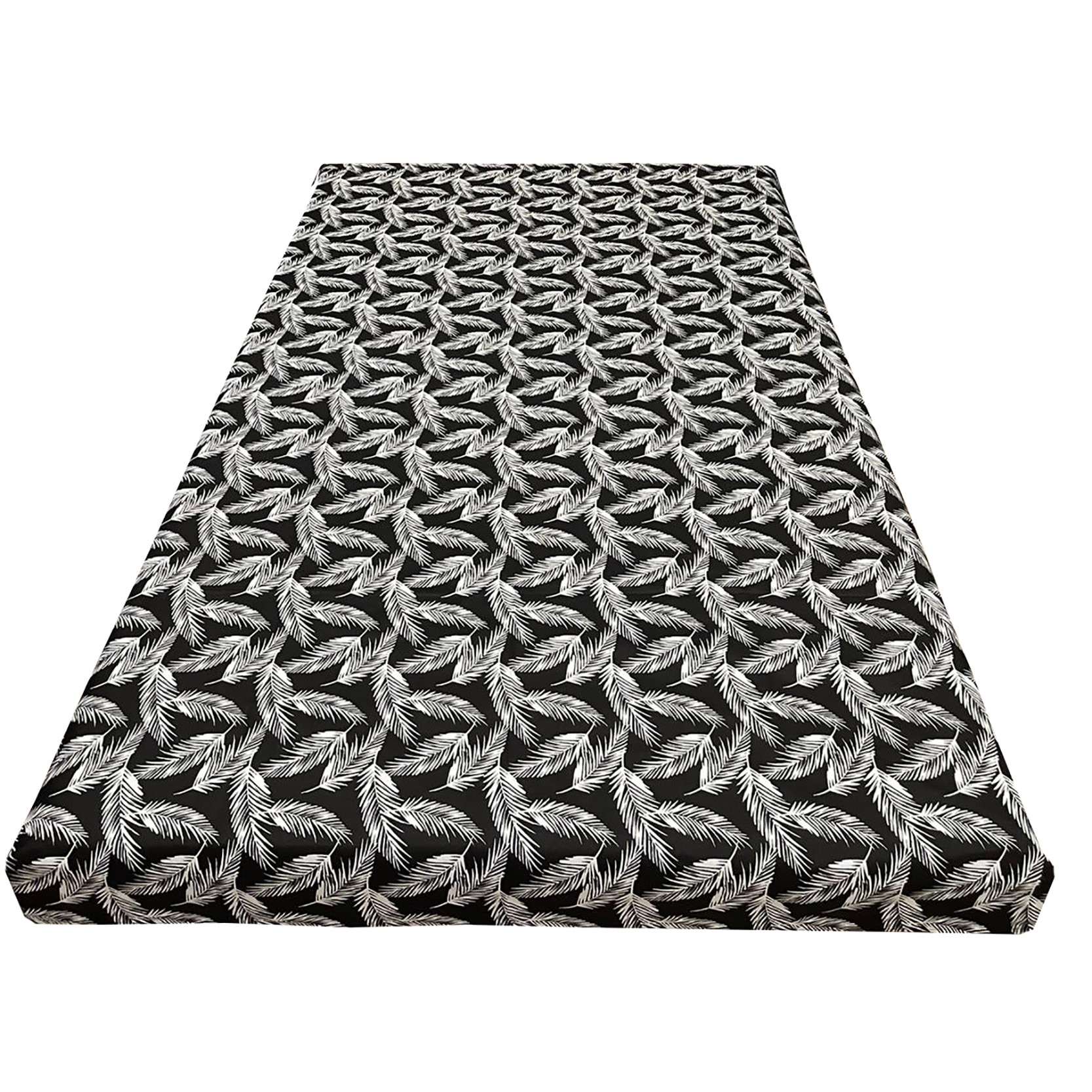 Cearceaf negru/alb 250x215cm pentru pat dublu, pentru saltea mai mare de 180cm, 