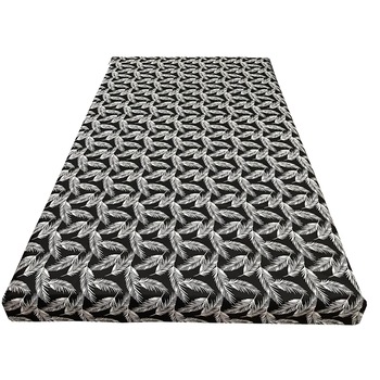 Cearceaf negru/alb 250x215cm pentru pat dublu, pentru saltea mai mare de 180cm,  Cearceaf negru/alb 250x215cm pentru pat dublu, pentru saltea mai mare de 180cm,