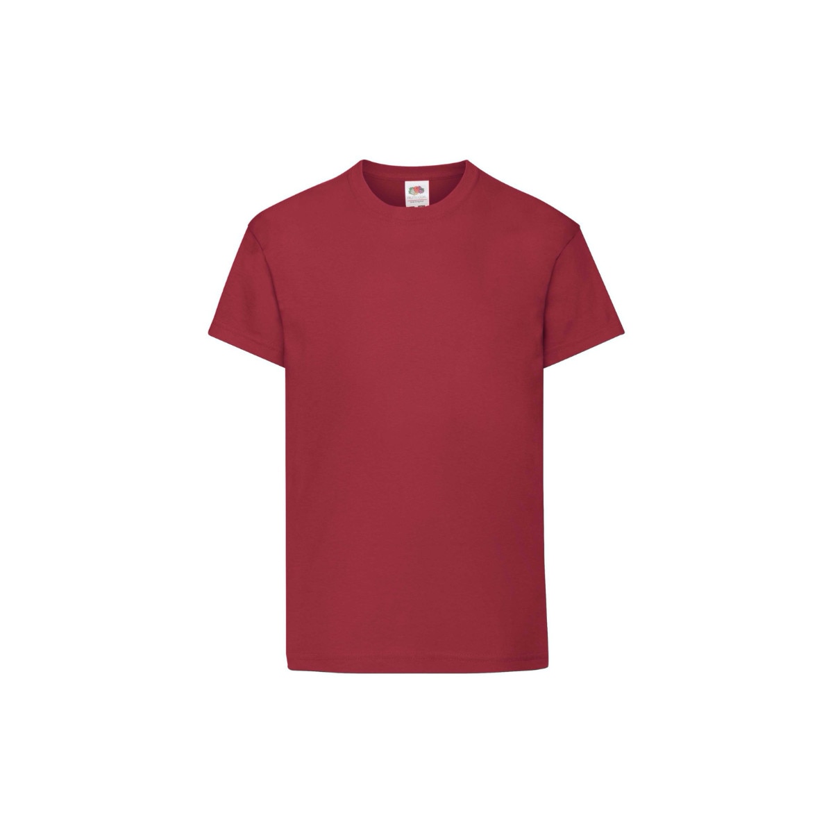 Tricou Fruit of the Loom Original, Bumbac, Rosu caramiziu