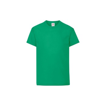 Tricou Fruit of the Loom Original, Bumbac, Verde, 9-11 Ani Tricou Fruit of the Loom Original, Bumbac, Verde, 9-11 Ani