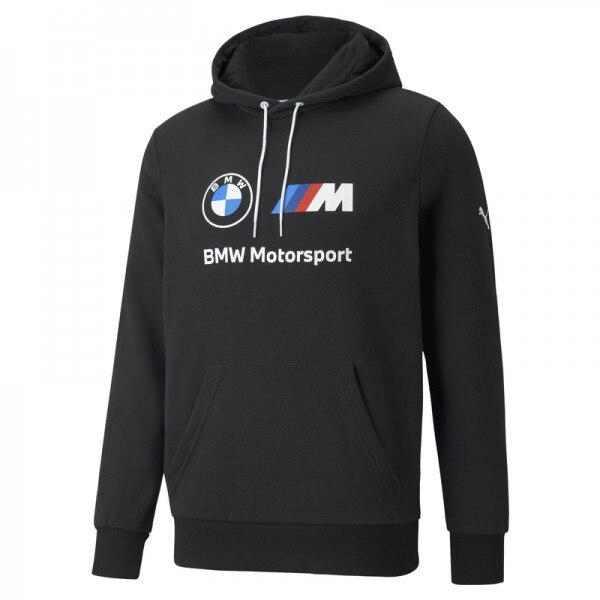 Hanorac Puma bmw mms ess fleece hoodie, XS INTL, Negru