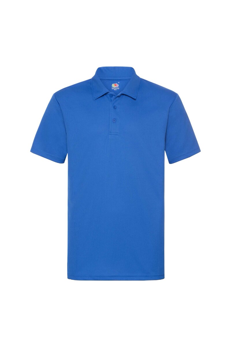Tricou polo Fruit of the Loom, Performance, Albastru, Albastru