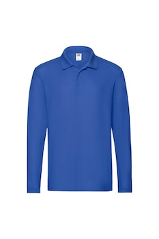 Bluza polo Fruit of the Loom, Bumbac, Albastru Bluza polo Fruit of the Loom, Bumbac, Albastru
