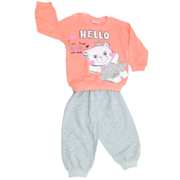 Compleu 2 piese pentru fete Mini Junior BLK-6-86, Multicolor 58420