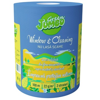 Prosop hartie monorola, Green Jumbo, 2 straturi, 100 m Prosop hartie monorola, Green Jumbo, 2 straturi, 100 m