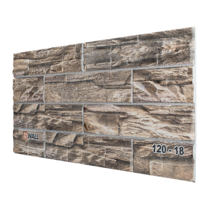 Декоративен стенен панел, EasyWall, 3D, стиропор с мазилка, Рока
