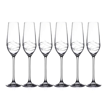 Set 6 Pahare Sampanie Cristal Venice 230 ml Set 6 Pahare Sampanie Cristal Venice 230 ml