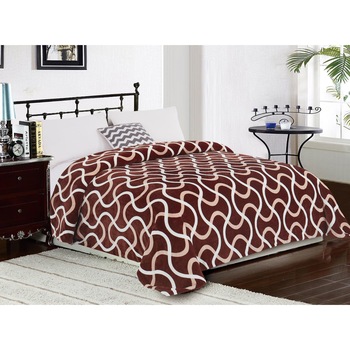 Patura cocolino , maro/alb, 200X220 cm Patura cocolino , maro/alb, 200X220 cm