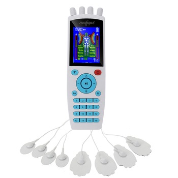 Aparat electrostimulare zenifique®, afisaj, cu 8 electrozi, 16 moduri de electrostimulare, 20 trepte de intensitate, timer, wireless, alb Aparat electrostimulare zenifique®, afisaj, cu 8 electrozi, 16 moduri de electrostimulare, 20 trepte de intensitate, timer, wireless, alb