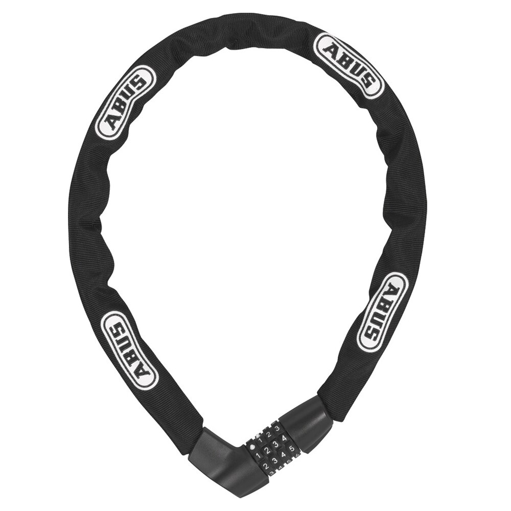 Antifurt cu lant pentru biciclete, ABUS Tresor 1385/75, 6 mm otel, 75 cm lungime, negru