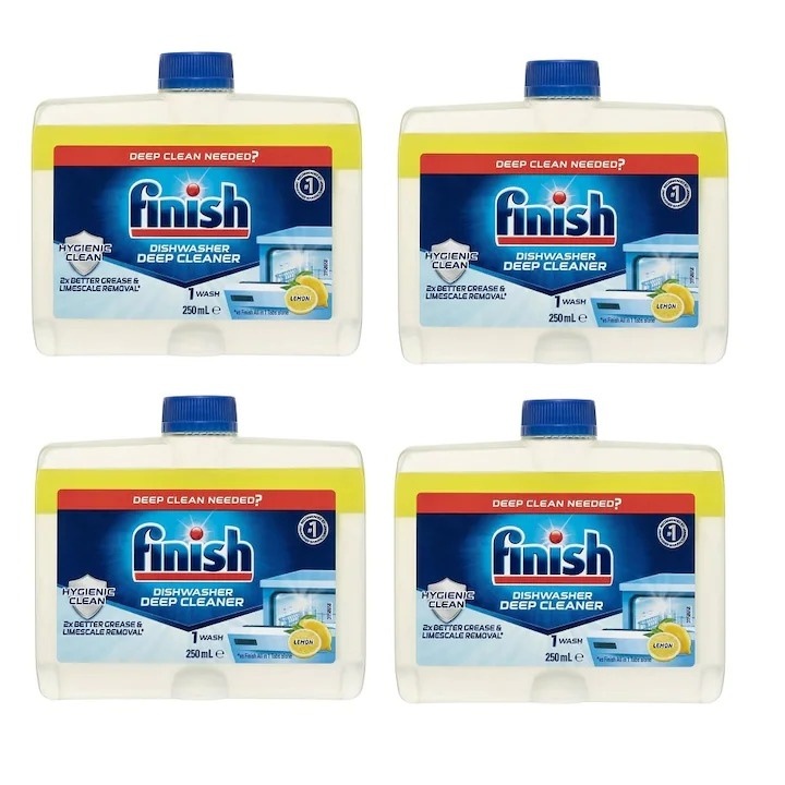 Finish Lemon mosogatógép tisztítószer készlet, 4x250 ml