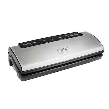 Aparat de vidat Caso Germany, automat, vidare reglabila manual, ideal pentru alimentele sensibile, operare simpla si intuitiva, accesorii incluse, compact, otel inoxidabil, argintiu/negru Aparat de vidat Caso Germany, automat, vidare reglabila manual, ideal pentru alimentele sensibile, operare simpla si intuitiva, accesorii incluse, compact, otel inoxidabil, argintiu/negru