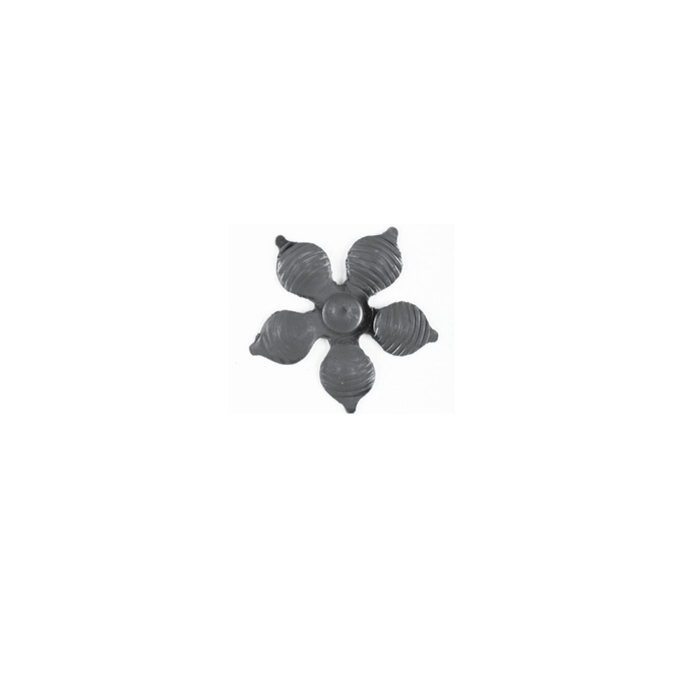 Floare din tabla ambutisata de 1.5 mm , diametrul 100 mm , pentru confectii fier forjat FL005