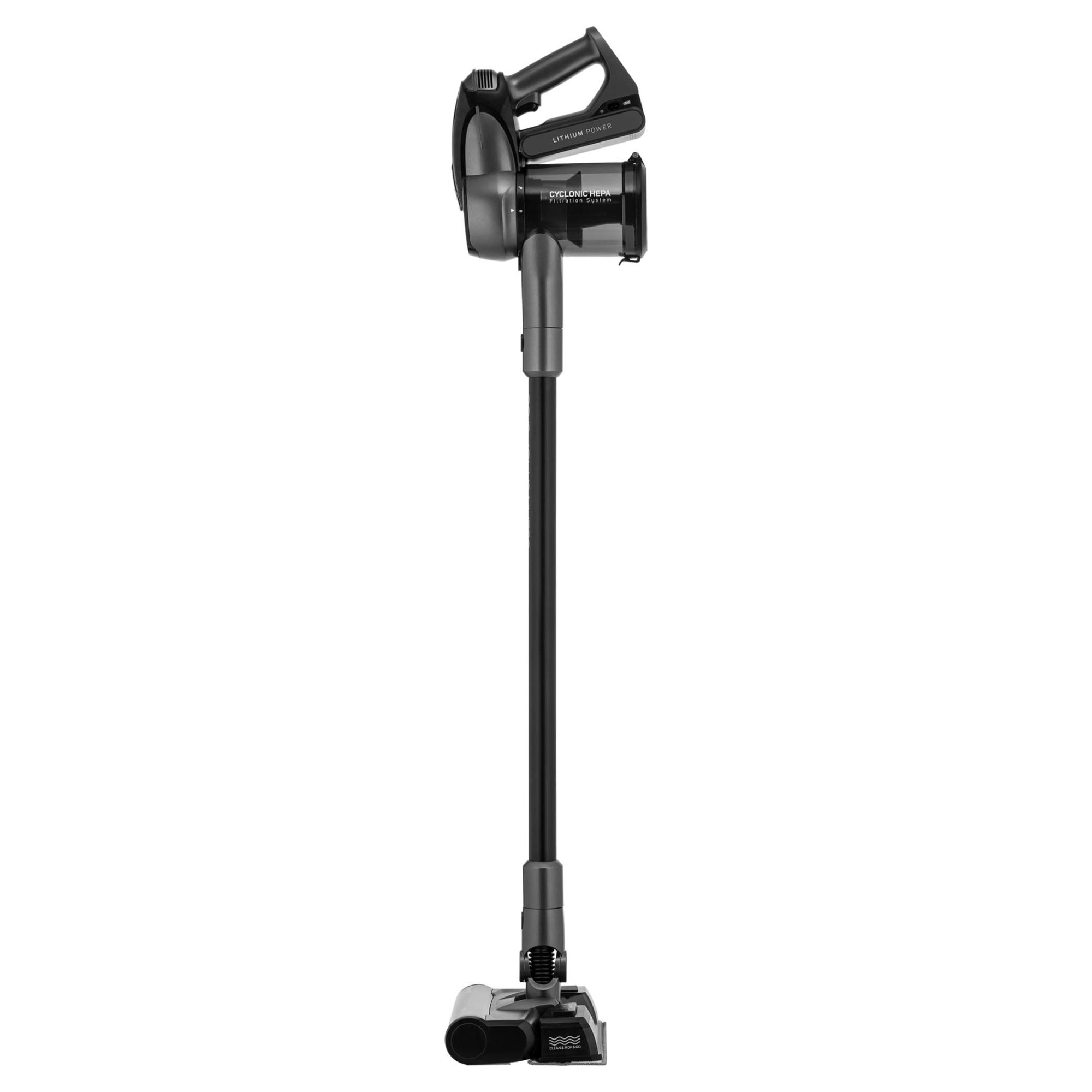 Aspirator vertical, Sencor, Wireless, 4 in 1, 400 W, Iluminare LED, Negru