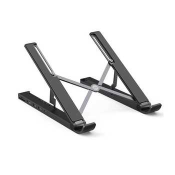 Suport Pliabil Hub Multifunctional pentru Laptop, Ugreen X-Kit Docking Station, USB Type-C la USB 3.0, HDMI 4K @30 Hz, Cititor Card Suport Pliabil Hub Multifunctional pentru Laptop, Ugreen X-Kit Docking Station, USB Type-C la USB 3.0, HDMI 4K @30 Hz, Cititor Card