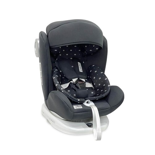 Scaun auto Lorelli LUSSO SPS Isofix Black Crowns, 0 - 36 kg, Colectia 2021