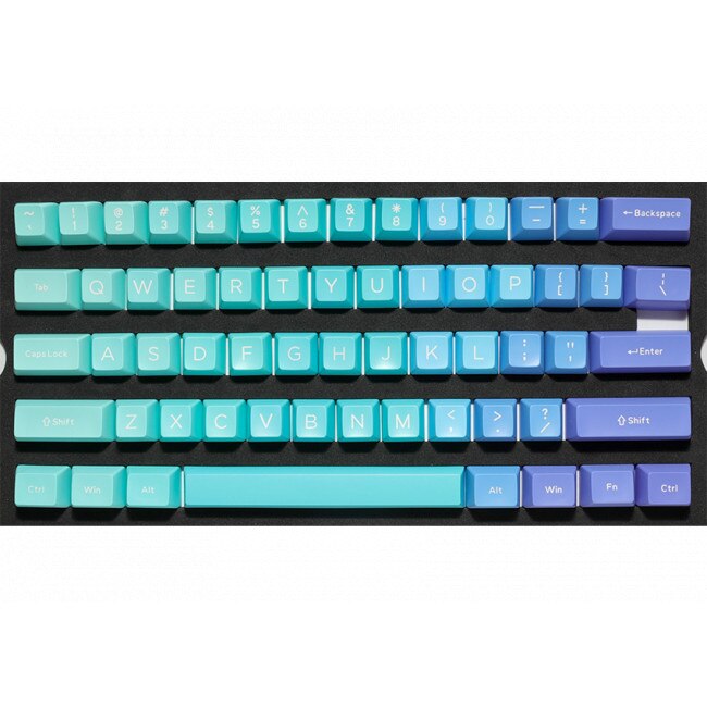 Set taste pentru tastatura mecanica Ducky Azure 108-Keycap, ABS Double-Shot US Layout
