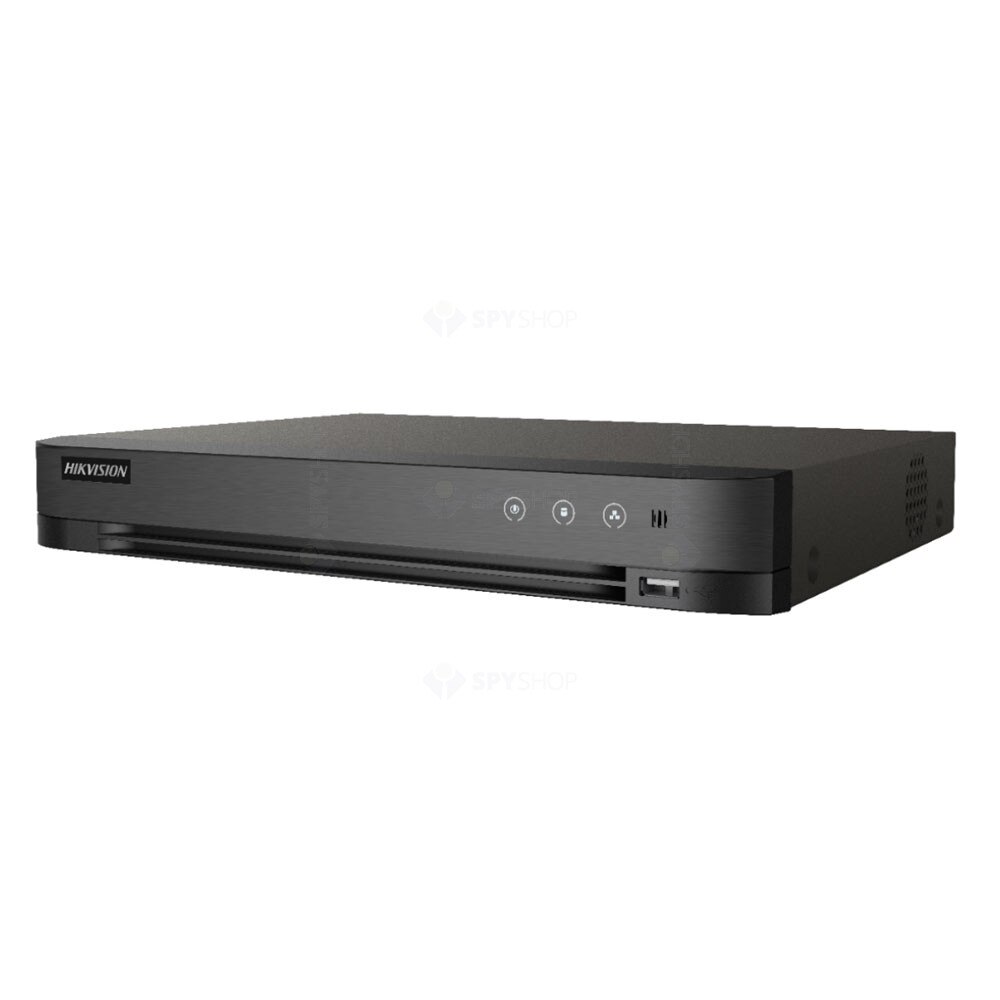 DVR 8 canale Hikvision TurboHD 5.0 Acusense Audio Over Coaxial, H.265 Pro+, Audio In/Out