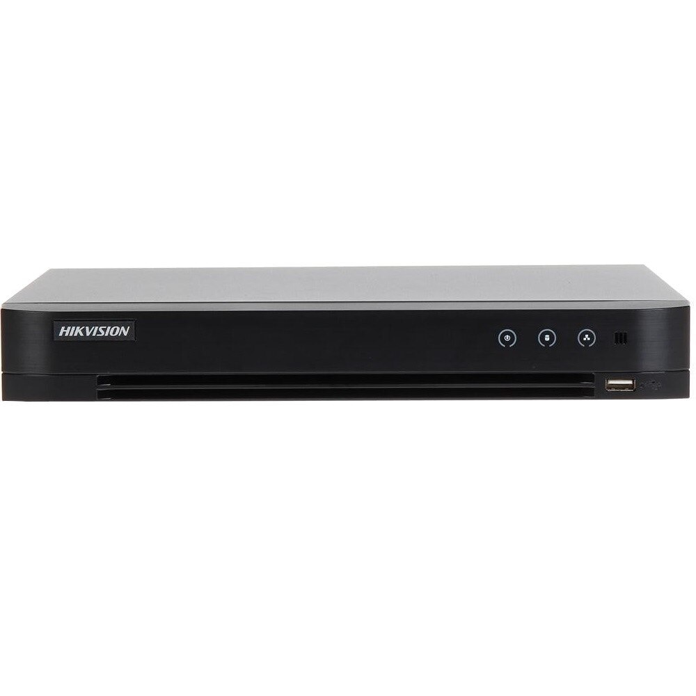DVR 4 canale Hikvision TurboHD Power Over Coaxial FullHD 1080p, H.265+, 1X AUDIO IN